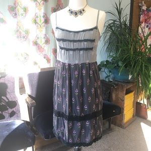 ꧁𝕊𝕆𝕃𝔻꧂Odd Molly Silk Dress (sample) 🔮🌸